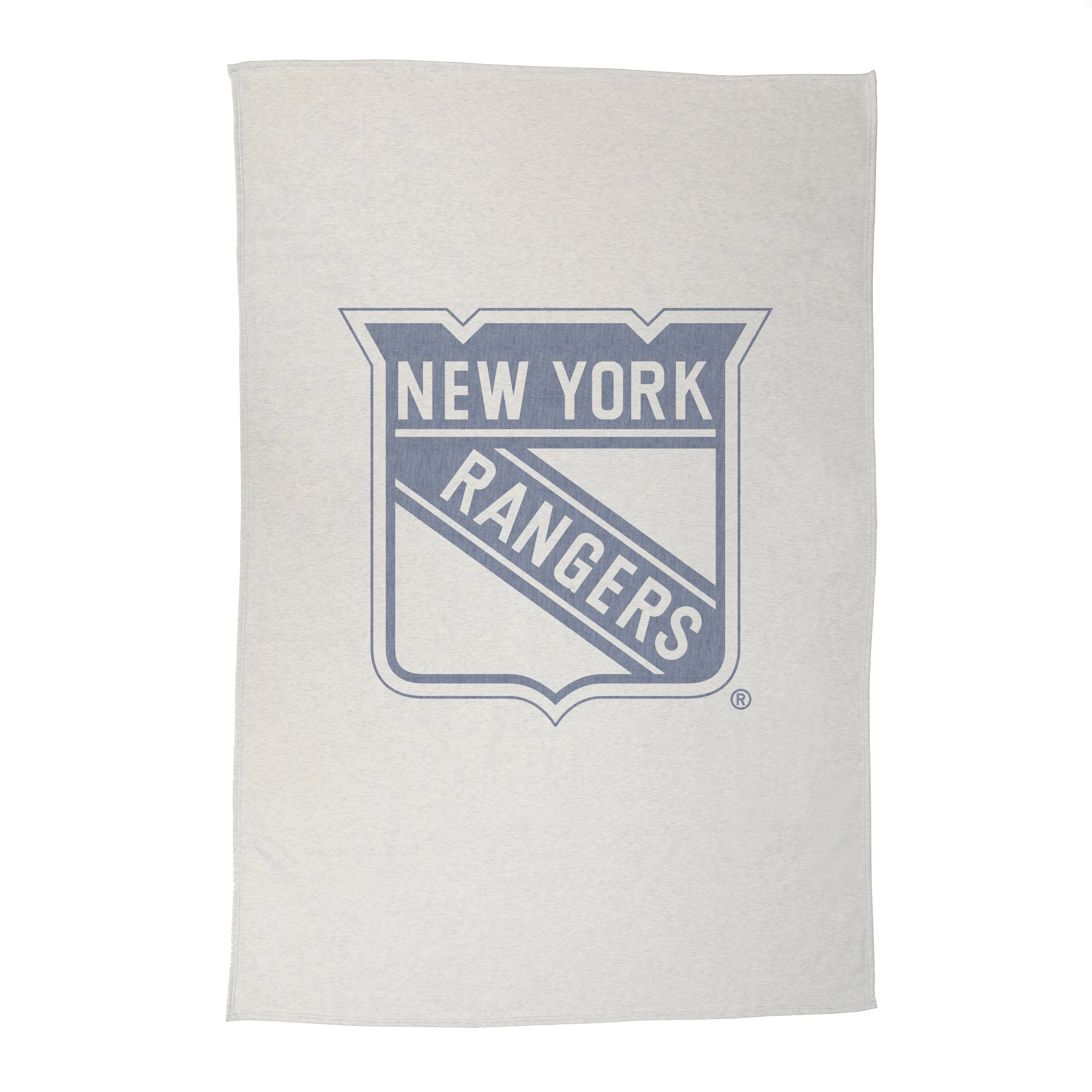 NY Rangers Oversized Logo Sublimated Sweatshirt Blanket