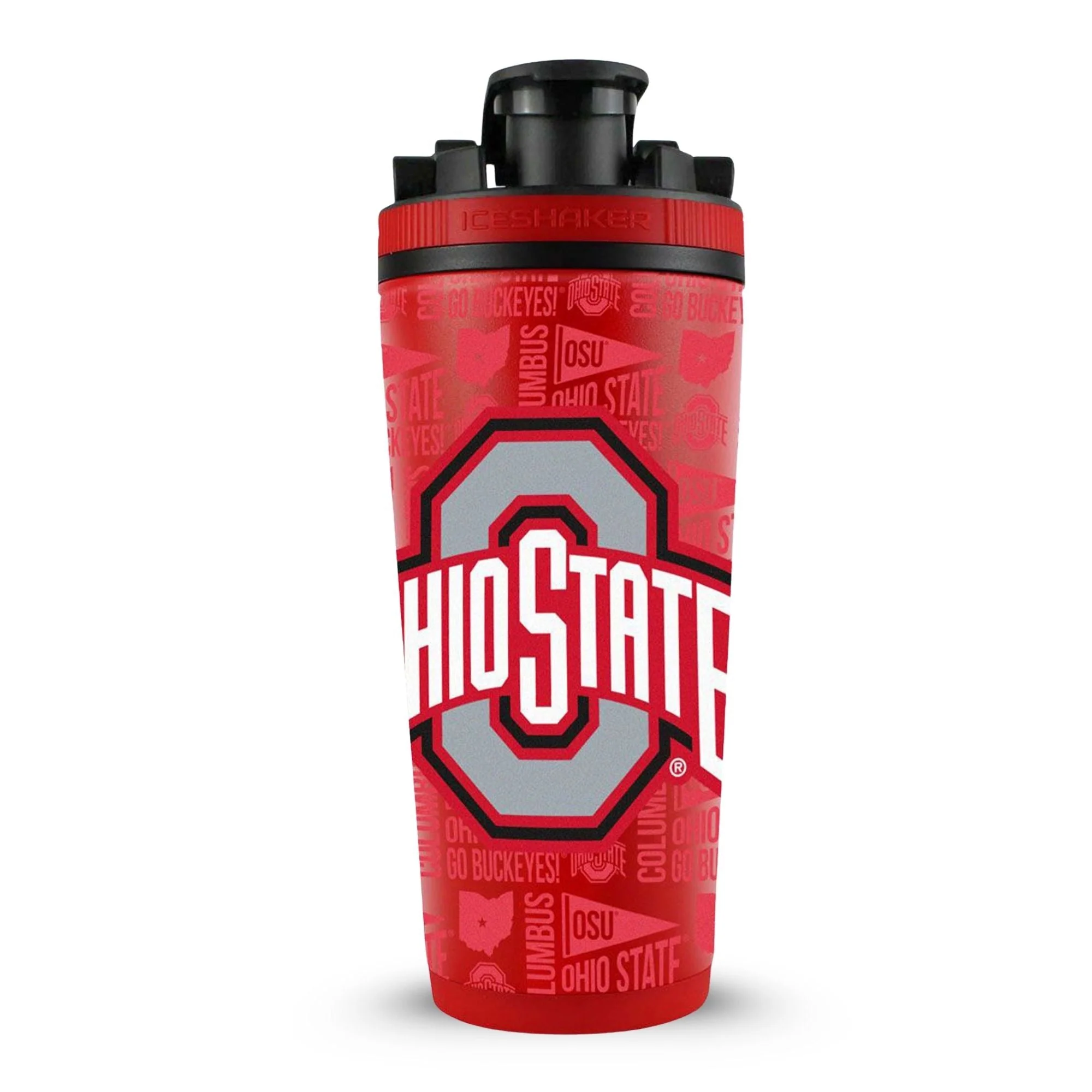 Officially Licensed Ohio State Buckeyes 4D Ice Shaker - Image 2