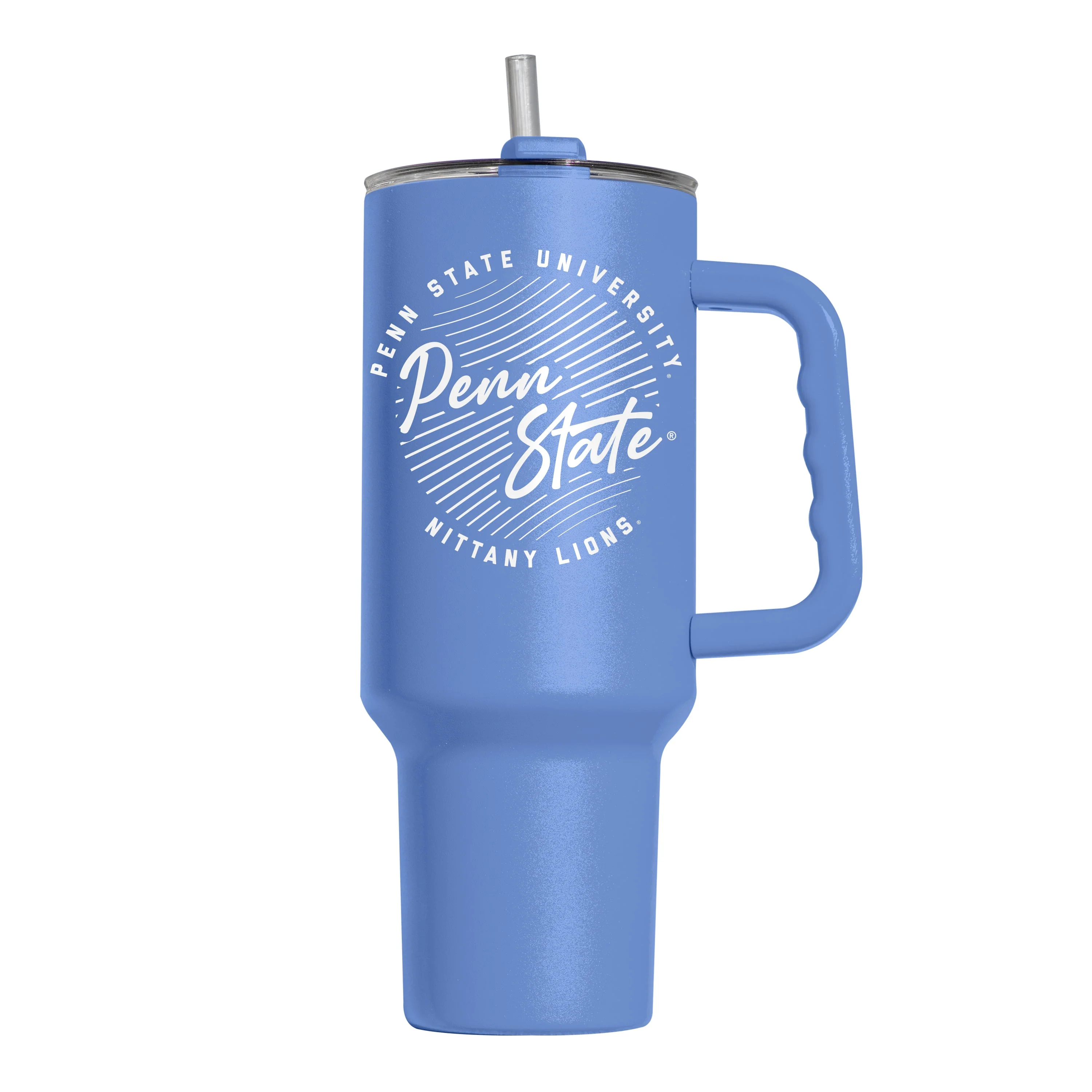 Penn State 40oz Retro Script Arctic Powder Coat Tumbler