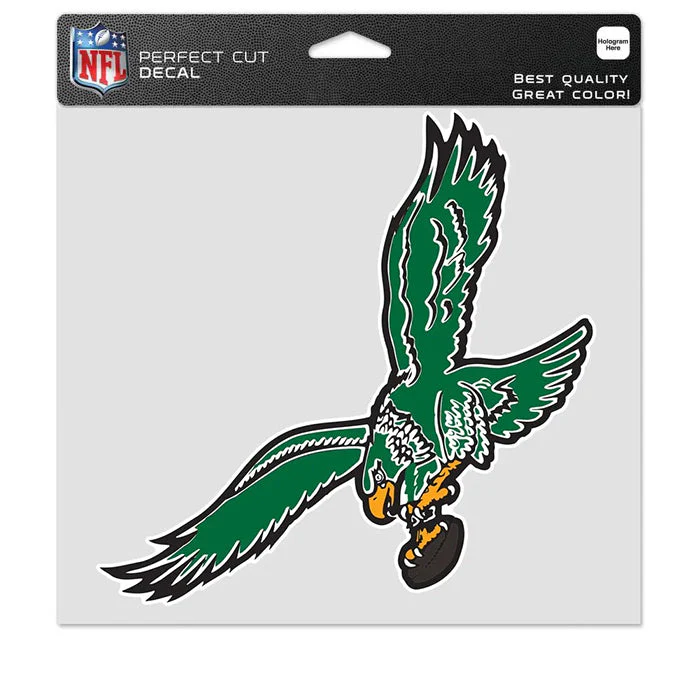 Philadelphia Eagles 8" x 8" Retro Color Decal - Kelly Green Bird
