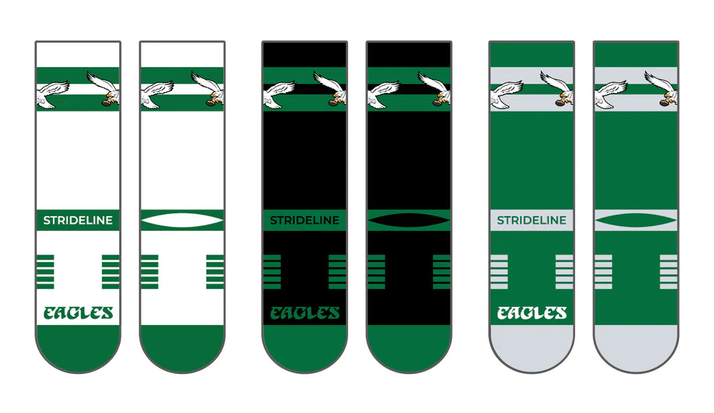 Philadelphia Eagles | Premium Knit Crew | NFL Retro 3 Pack