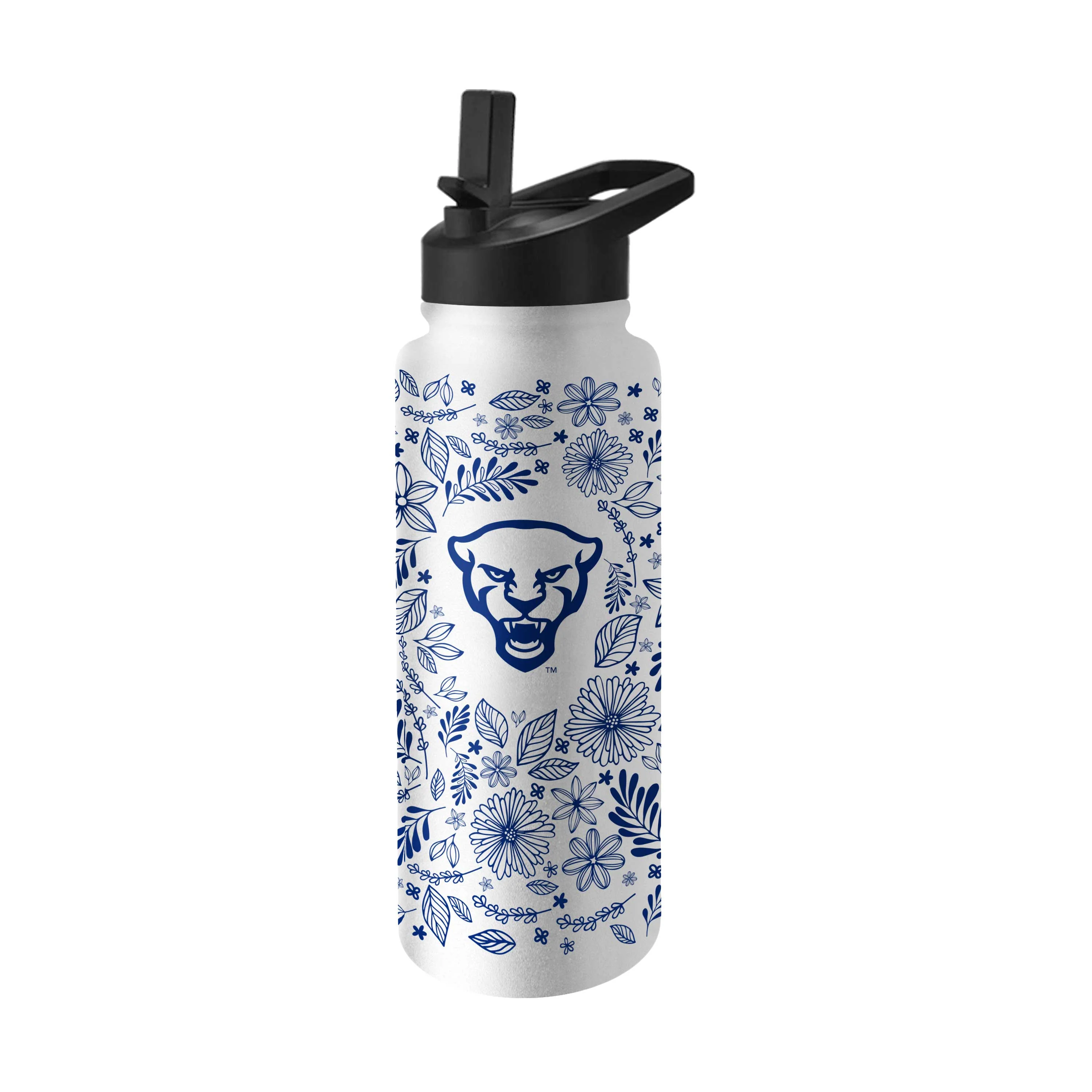 Pittsburgh Quencher Botanical Flip Top Water Bottle
