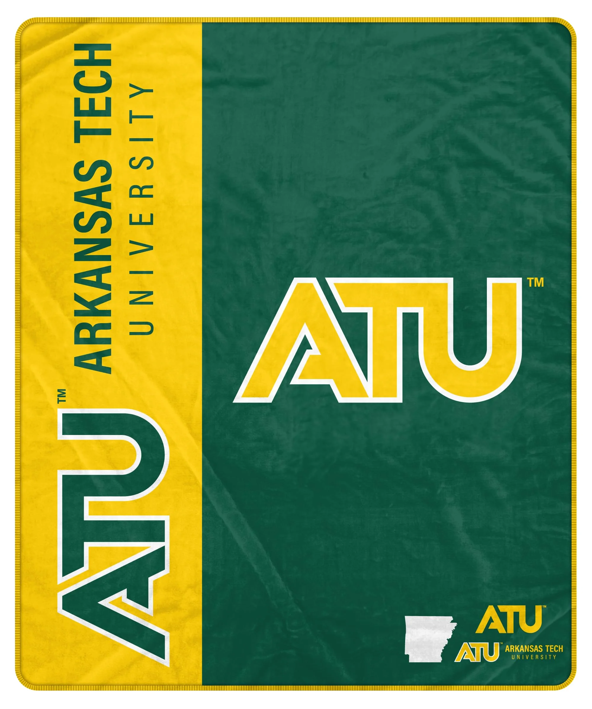 Proformance Home NCAA Arkansas Tech Wonder Boys Endzone Ultra Soft Tailgate Throw