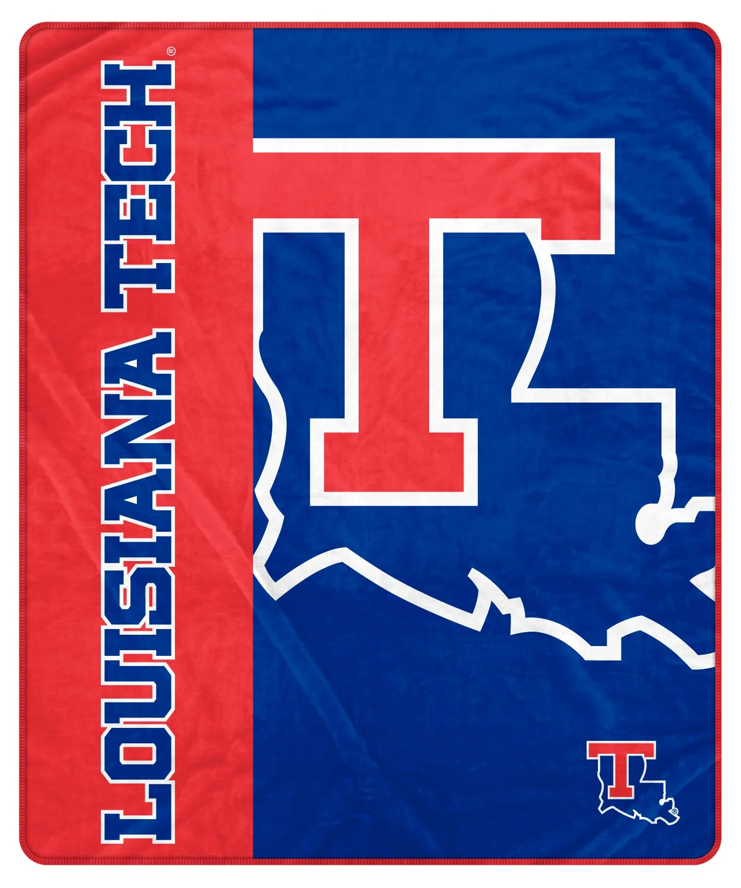 Proformance Home NCAA Louisiana Tech Bulldogs Endzone Ultra Soft Tailgate Throw
