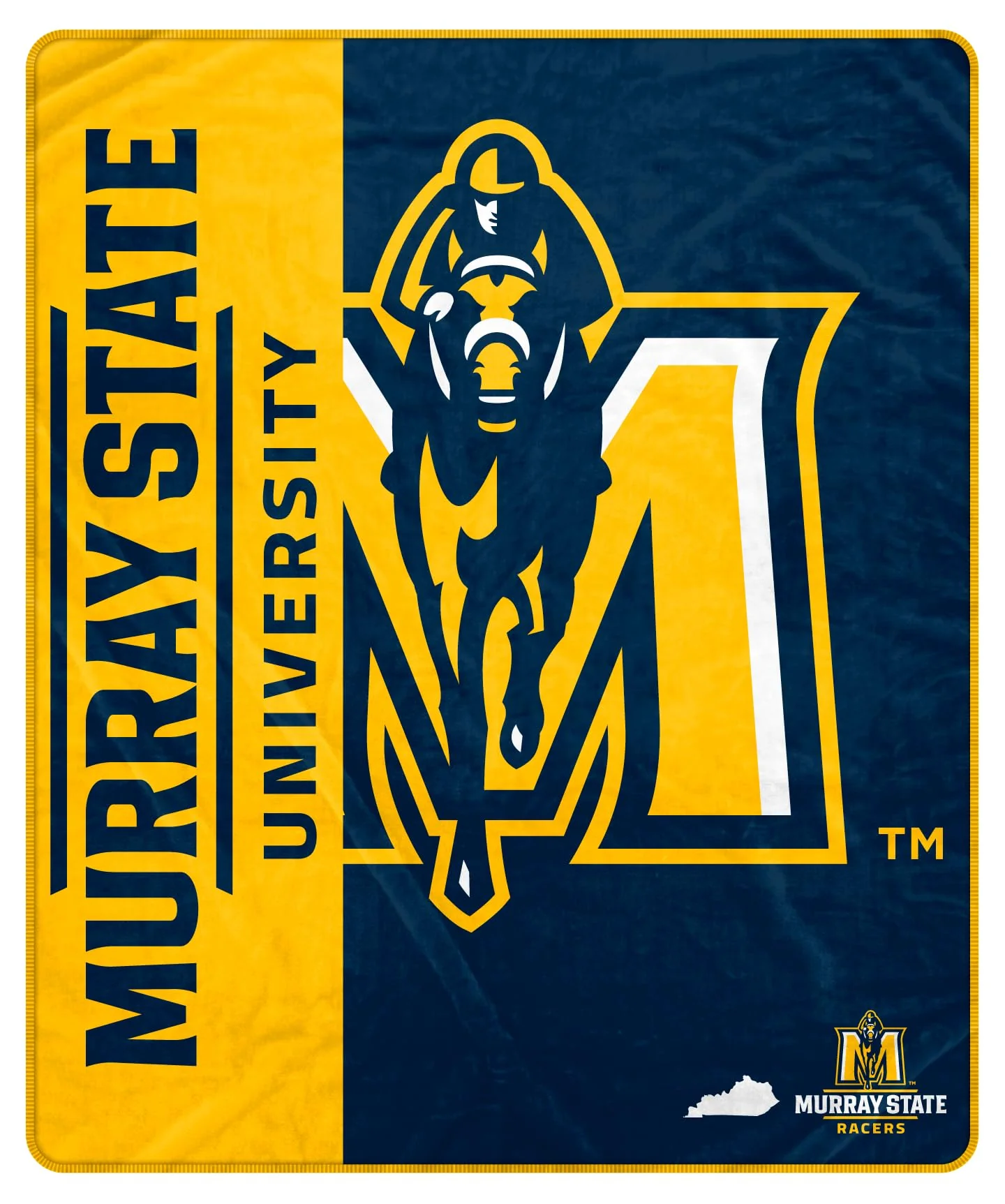 Proformance Home NCAA Murray State Racers Endzone Ultra Soft Tailgate Throw