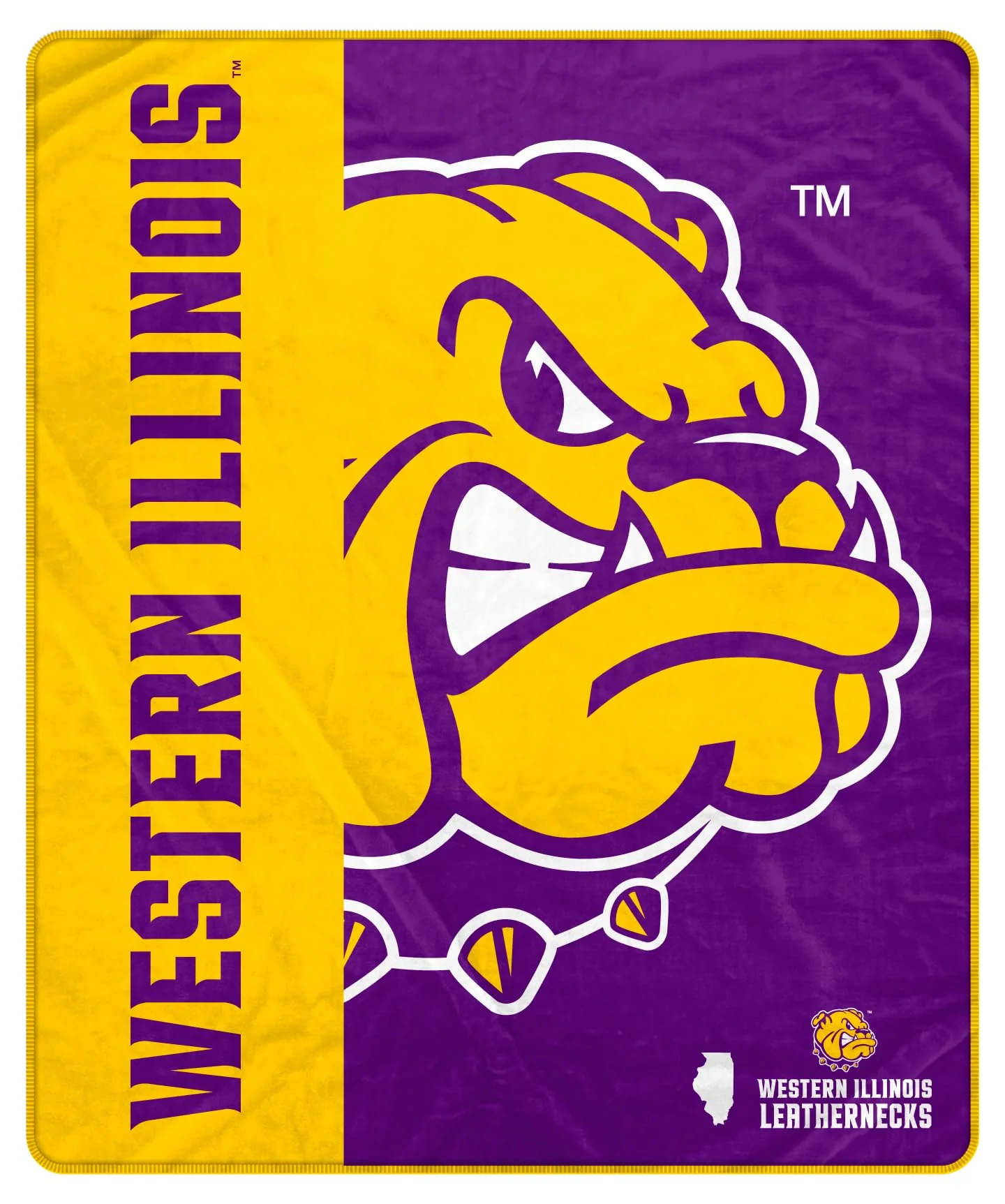 Proformance Home NCAA Western Illinois Leathernecks Endzone Ultra Soft Tailgate Throw
