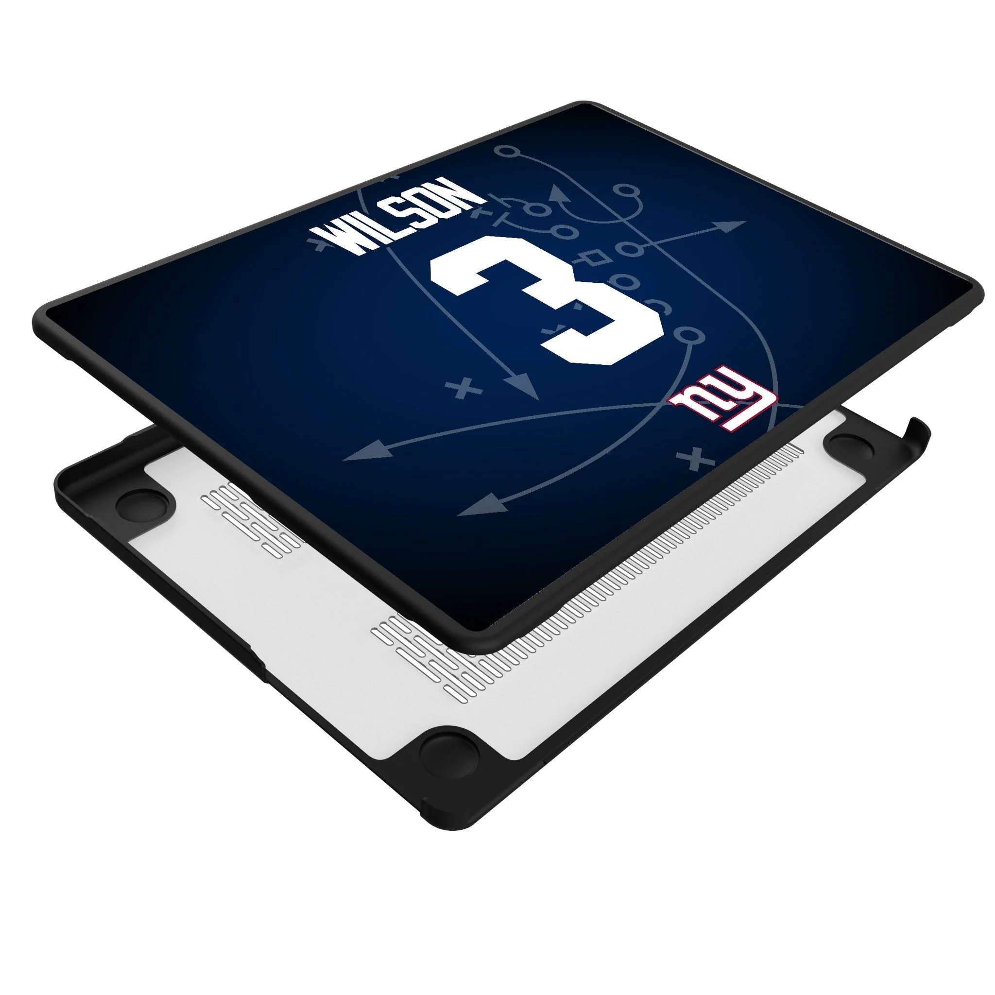 Russell Wilson New York Giants 3 Game Tactic Laptop Case for Apple MacBook - Image 4