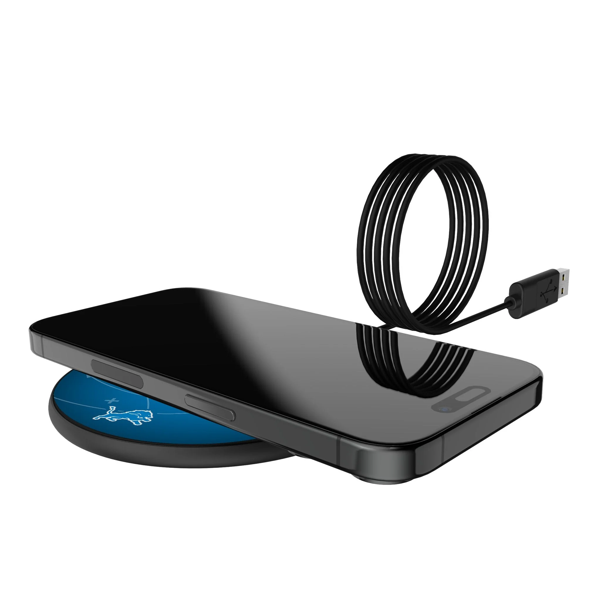 Sam LaPorta Detroit Lions 87 Ready 15-Watt Wireless Charger - Image 5