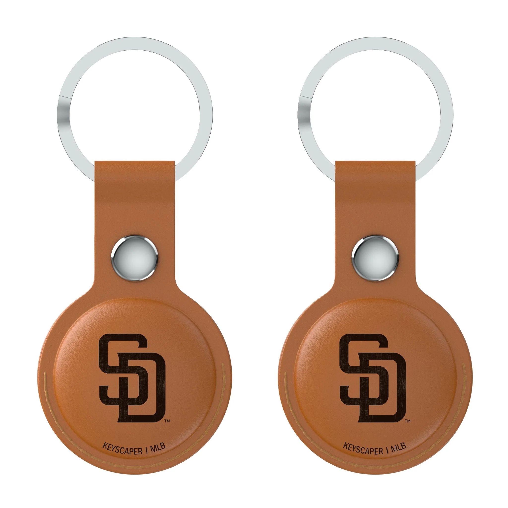 San Diego Padres Burn Brown Airtag Holder 2-Pack