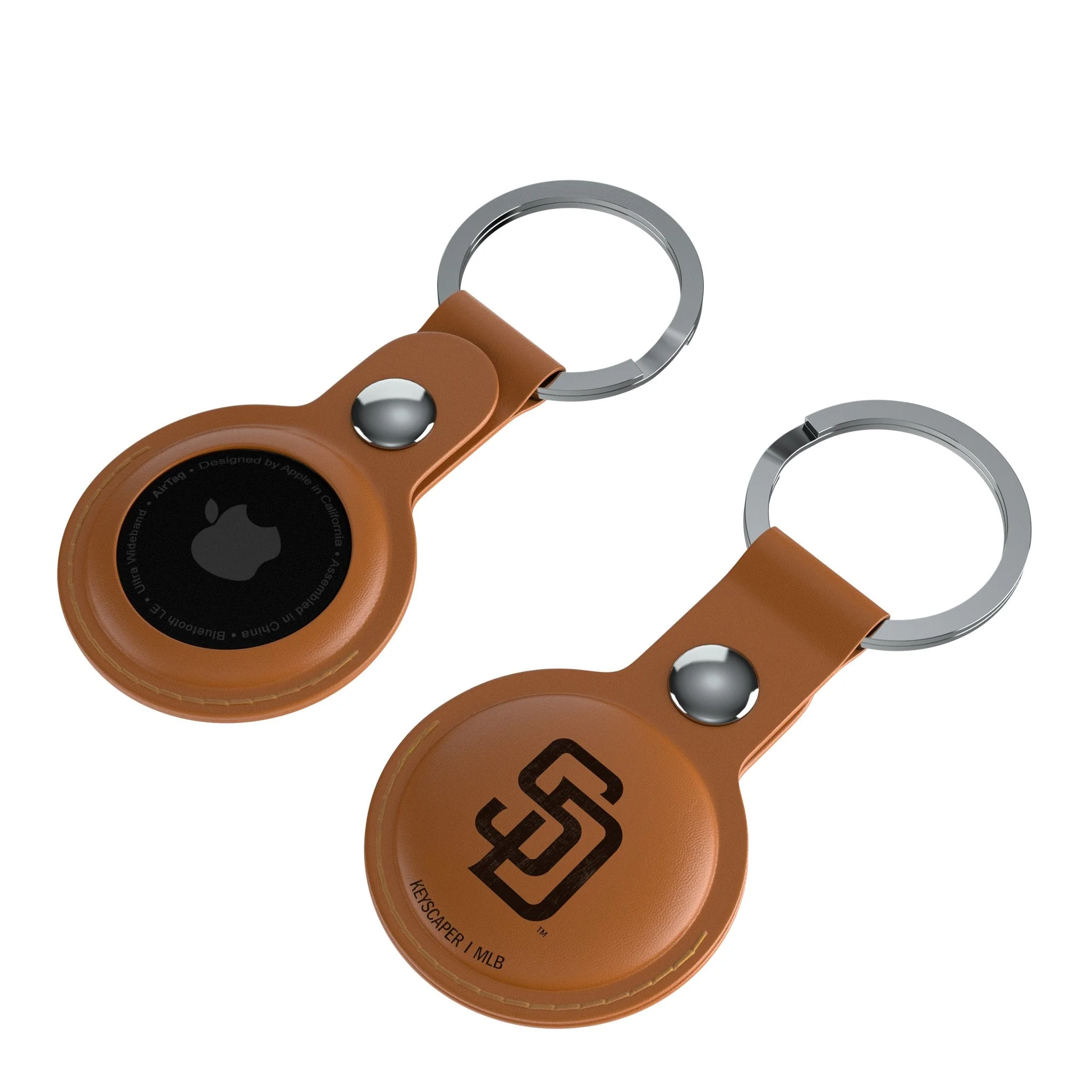 San Diego Padres Burn Brown Airtag Holder 2-Pack - Image 4