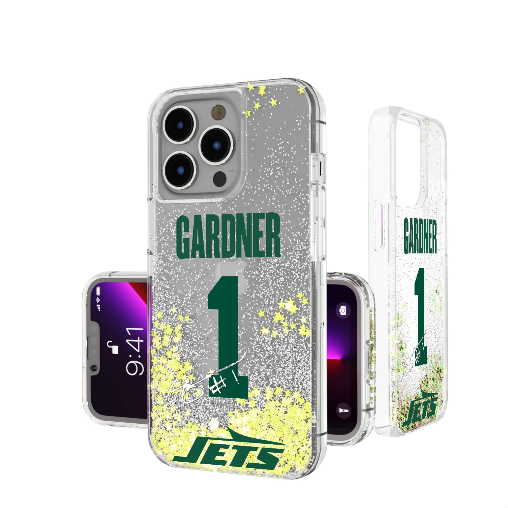Sauce Gardner New York Jets 1 Ready Glitter Phone Case