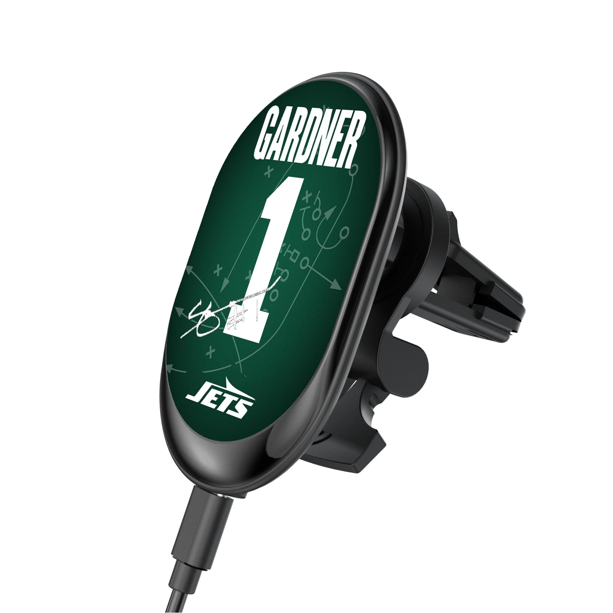 Sauce Gardner New York Jets 1 Ready Wireless Mag Car Charger