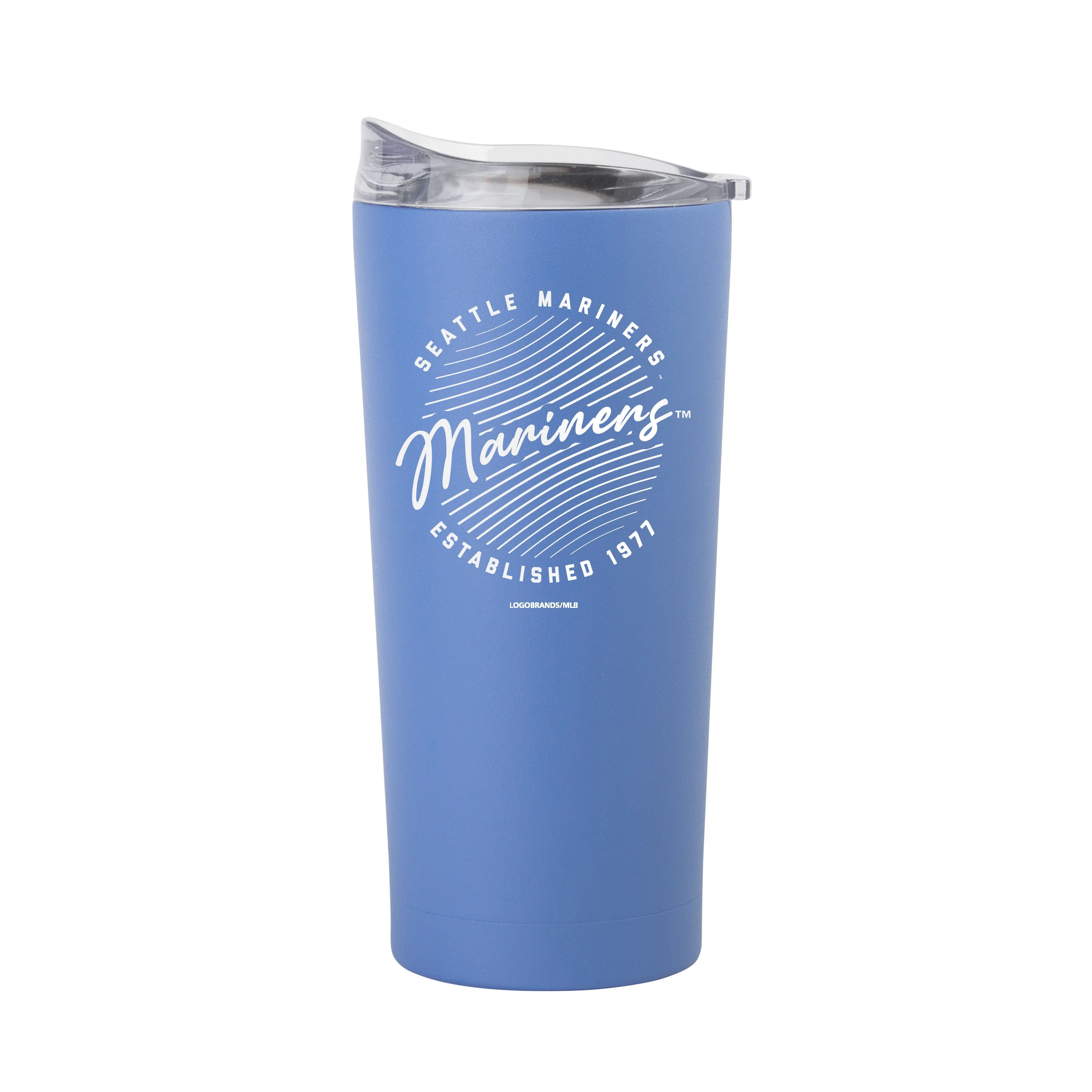 Seattle Mariners 20oz Retro Script Arctic Powder Coat Tumbler