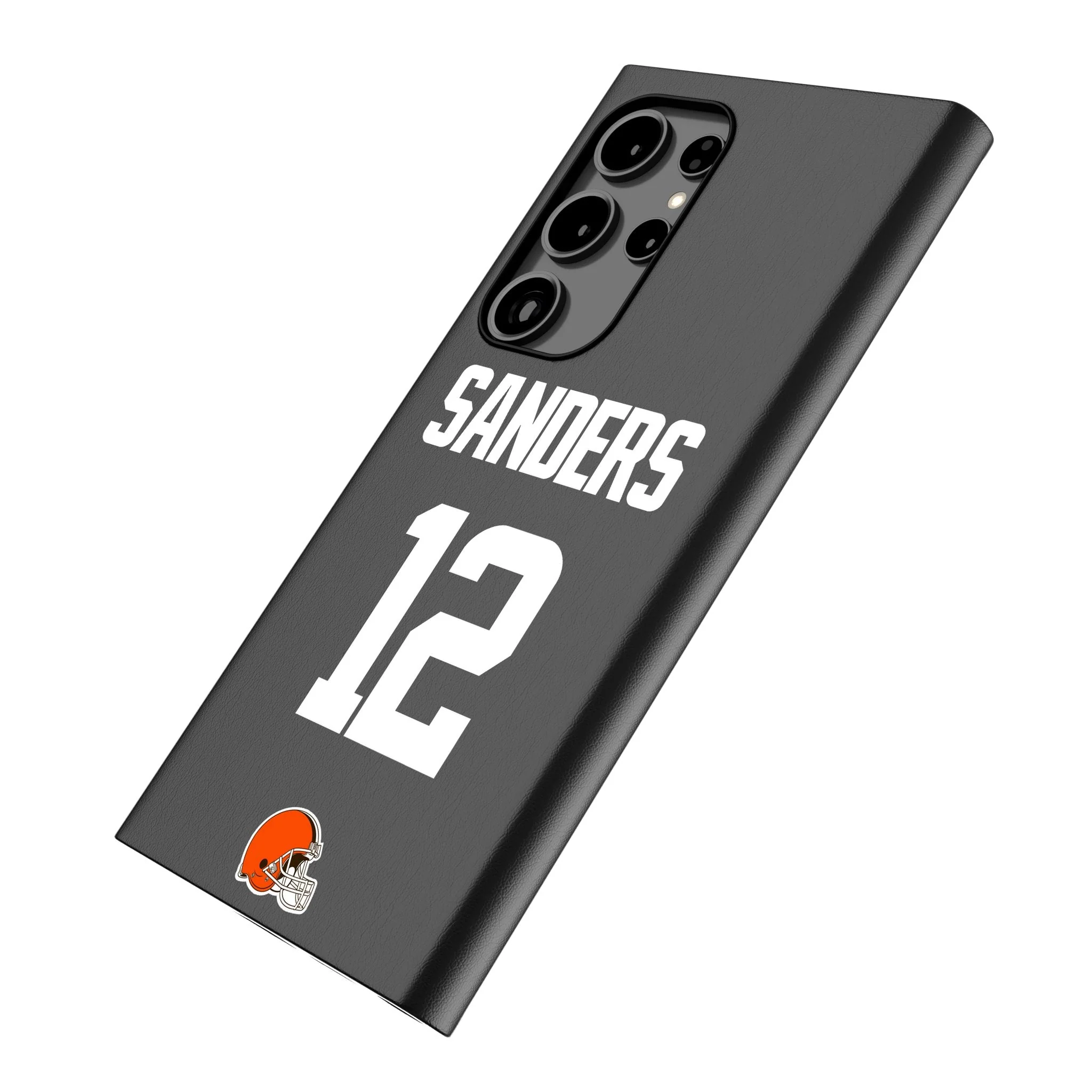 Shedeur Sanders Cleveland Browns 12 Game Tactic MagSafe Compatible Phone Case for Samsung Galaxy - Image 2