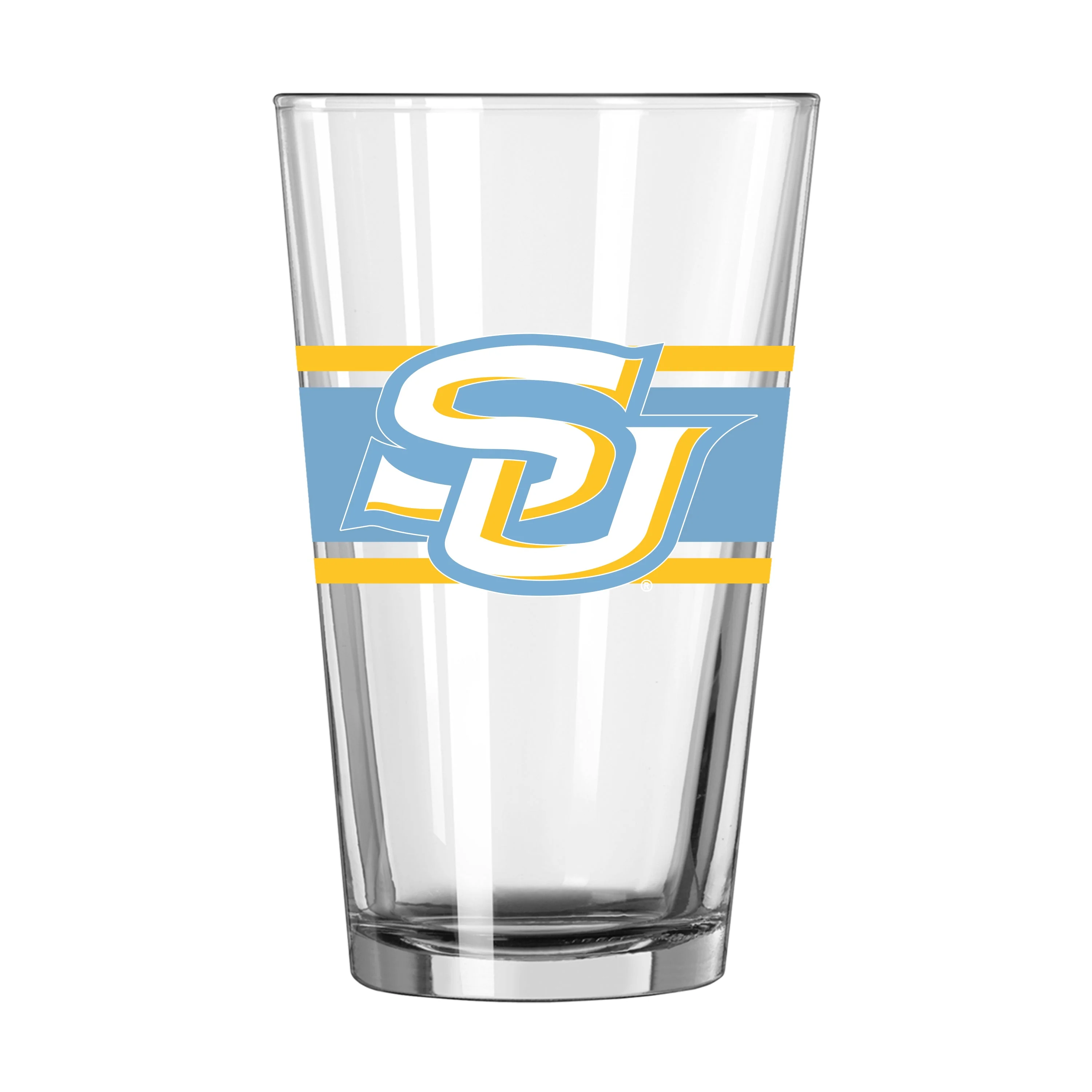 Southern University 16oz Stripe Pint Glass