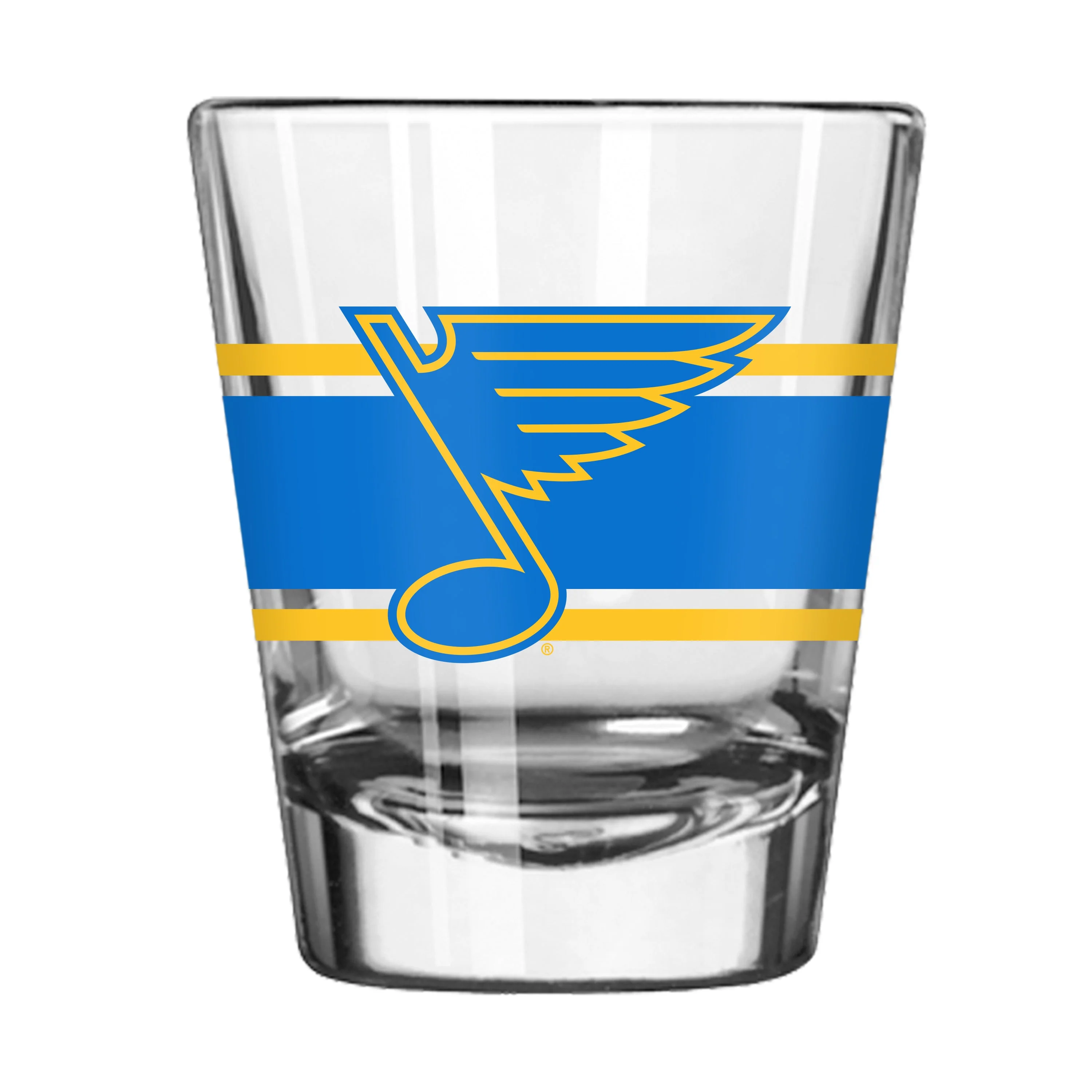 St. Louis Blues Alternate 2oz Stripe Shot Glass