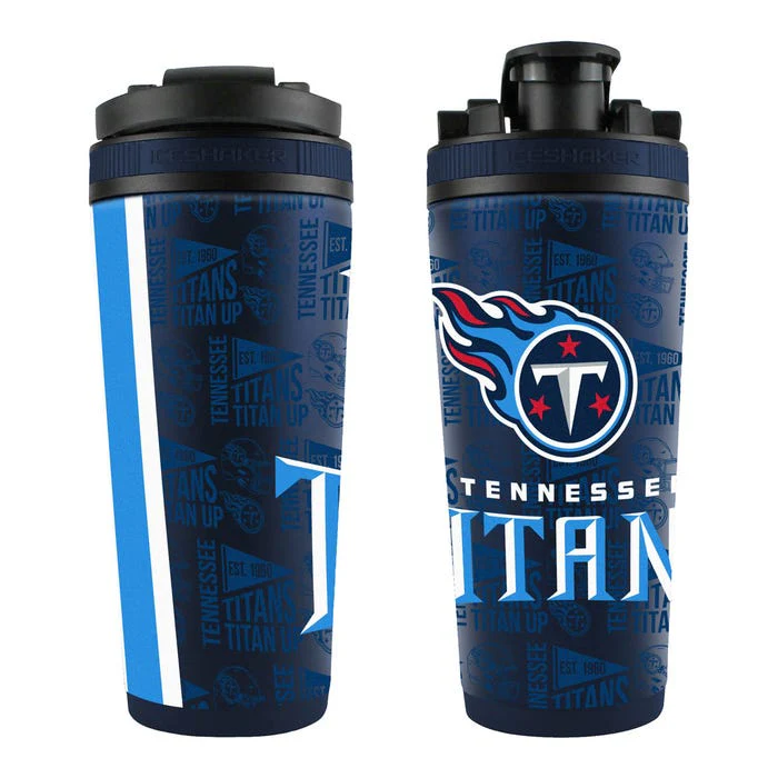 Tennessee Titans Navy 26oz 4D Stainless Steel Ice Shaker