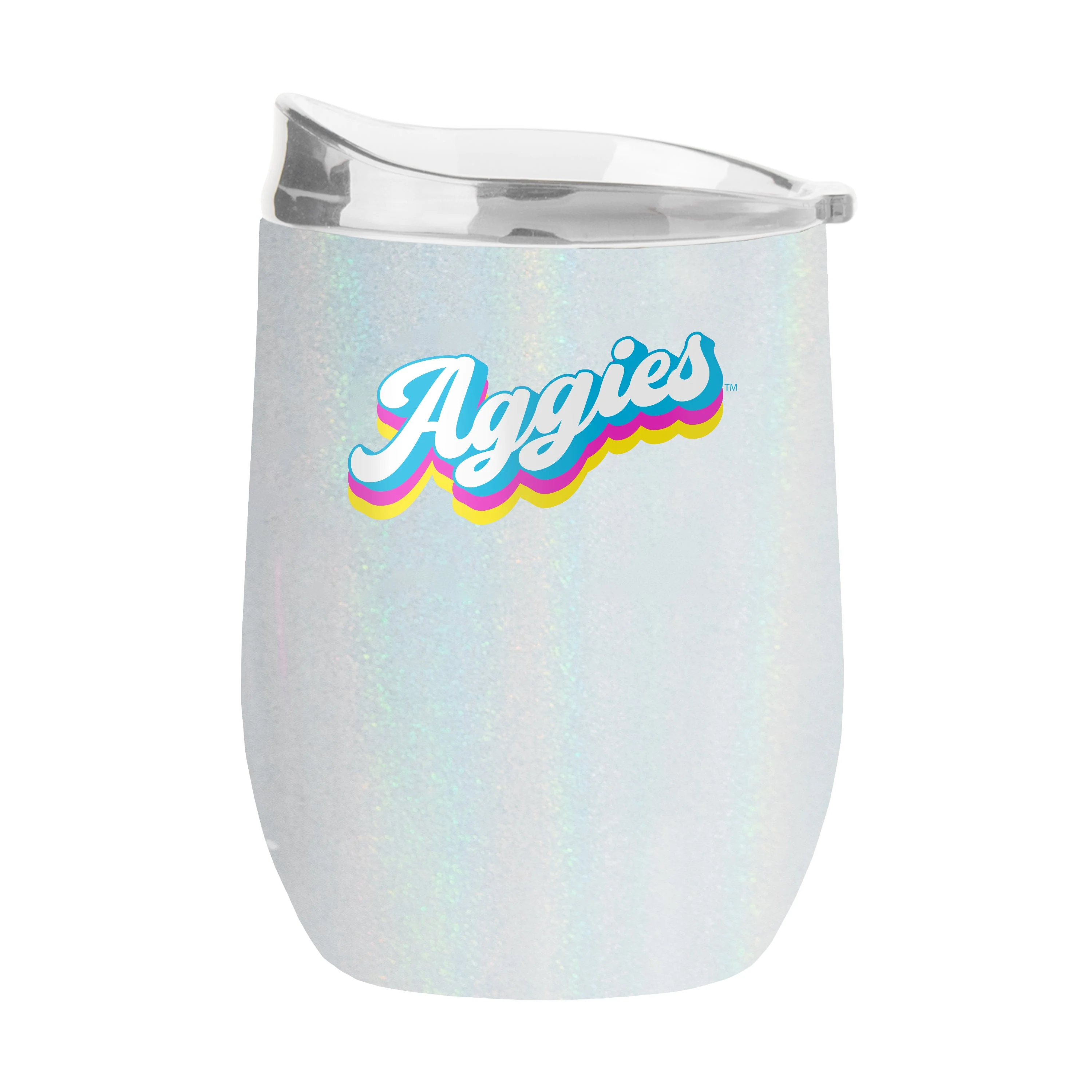 Texas A&M 16oz Shadow Iridescent Curved Tumbler