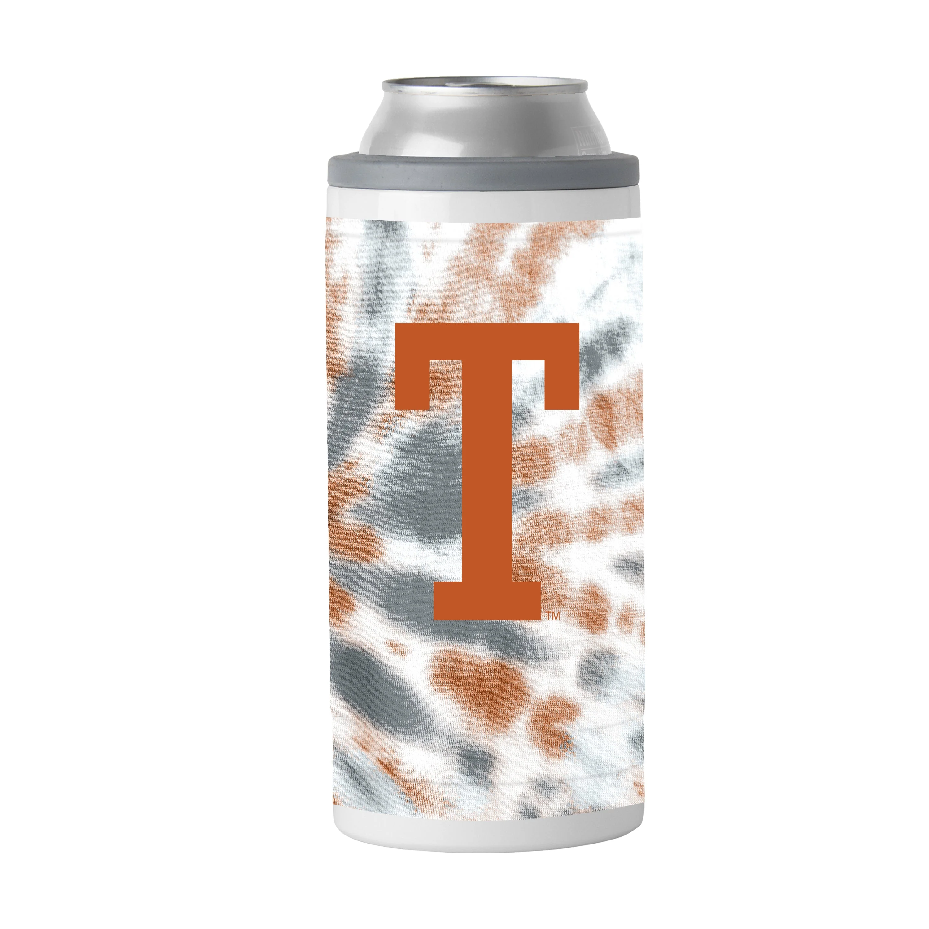 Texas Vault 12oz Tie Dye Slim Can Coolie