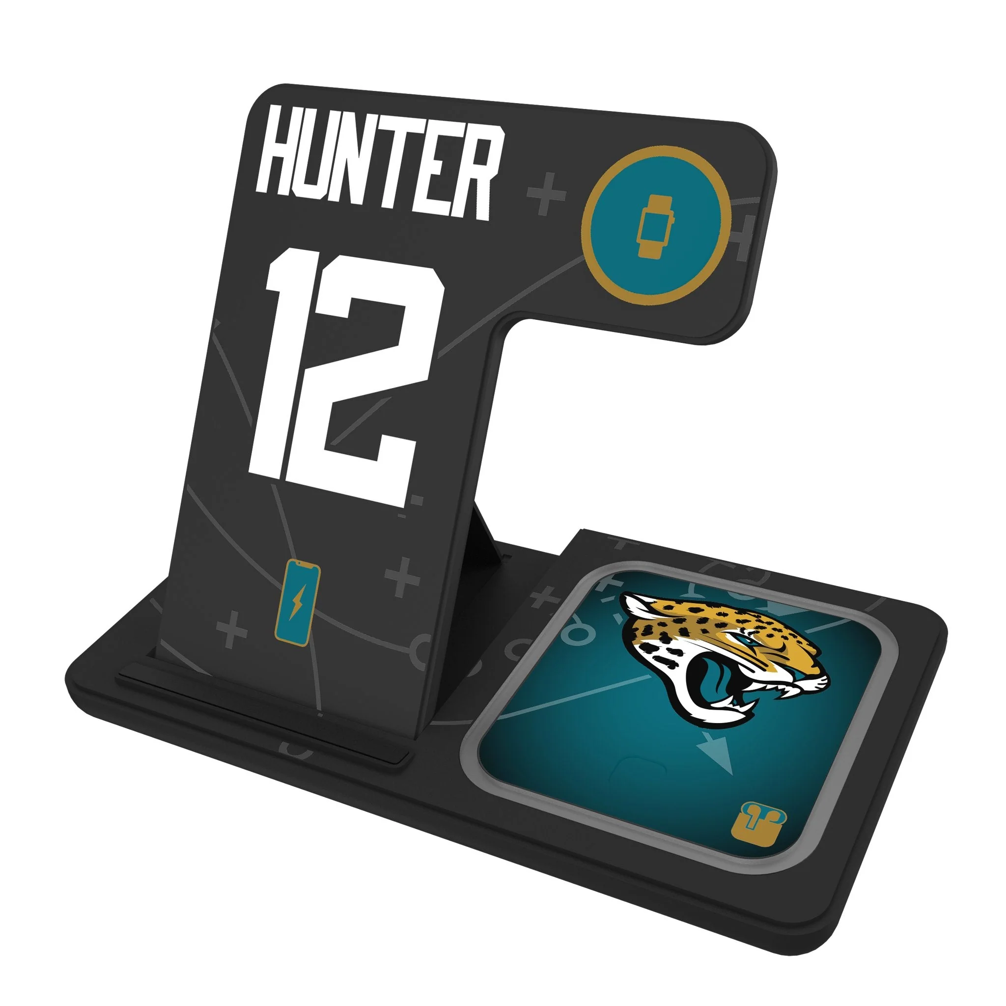 Travis Hunter Jacksonville Jaguars 12 Game Tactic 3 in 1 Charging Station