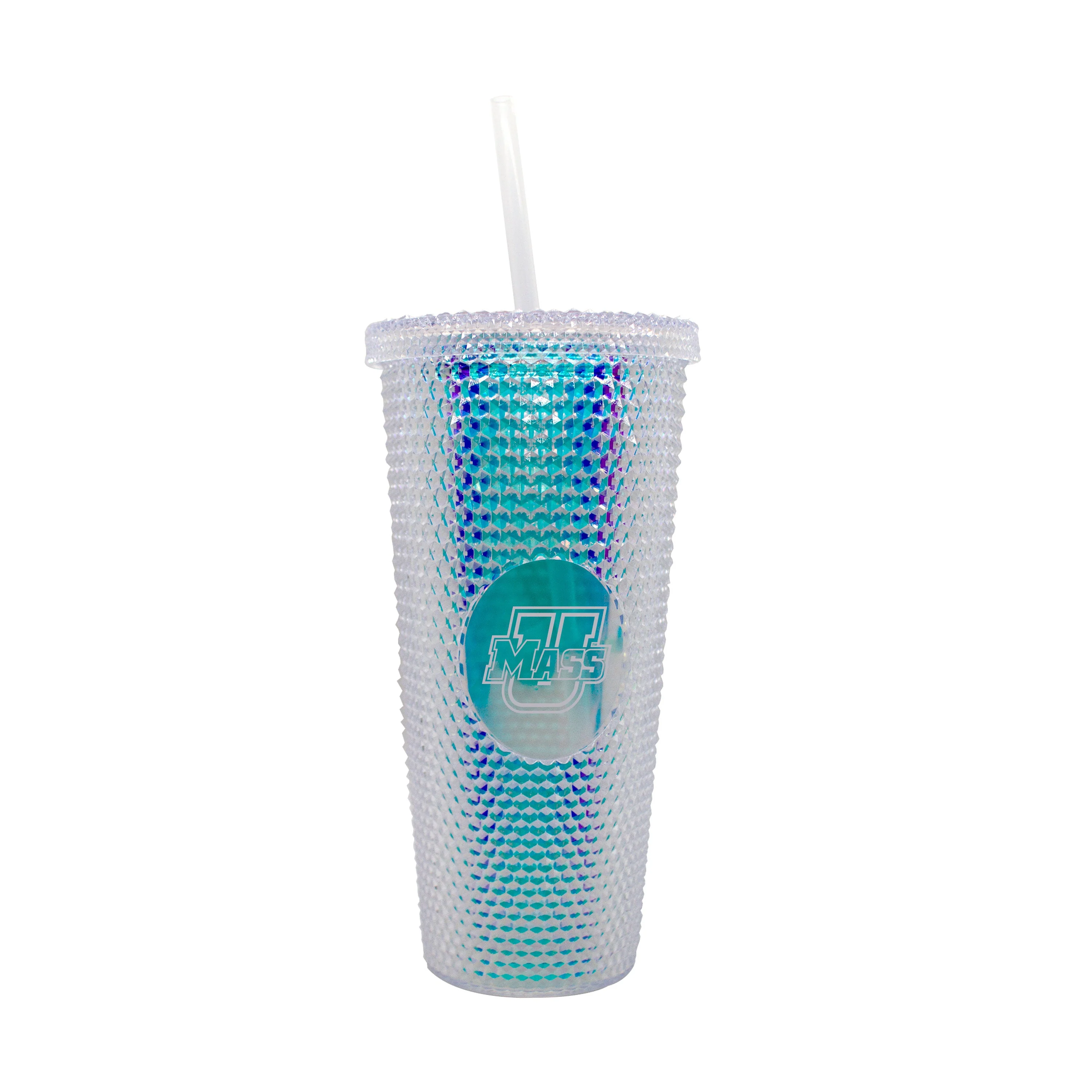 UMass 24oz Iridescent Studded Tumbler