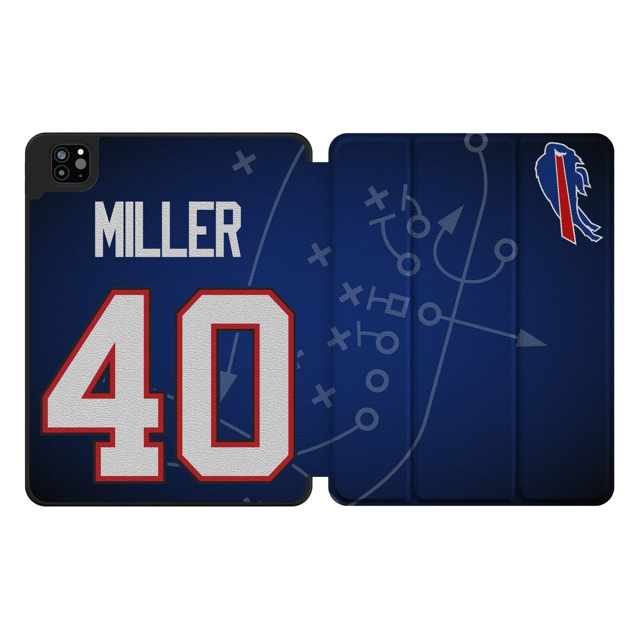 Von Miller Buffalo Bills 40 Ready Tablet Case for Apple iPad