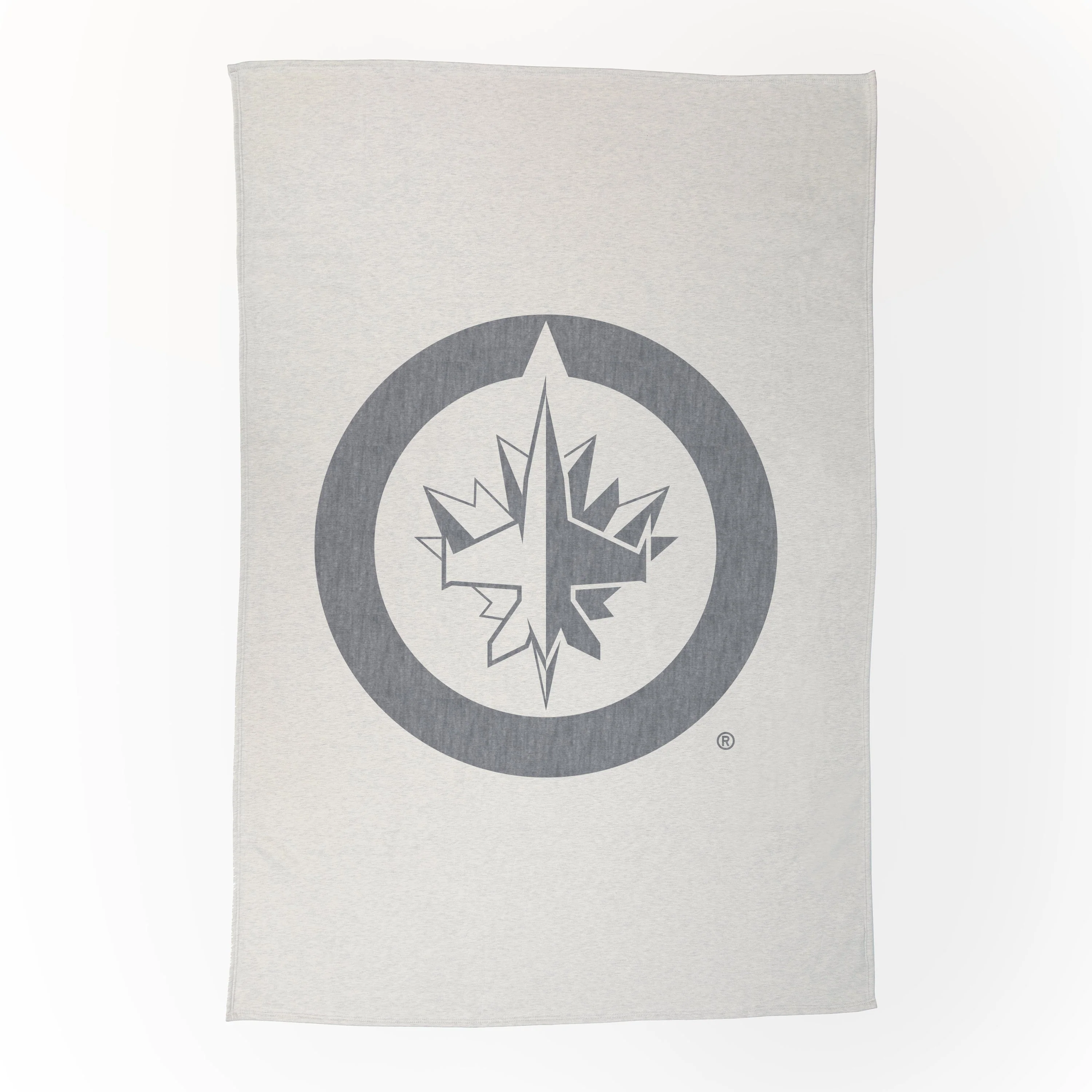Winnipeg Jets Oversized Logo Sublimated Sweatshirt Blanket
