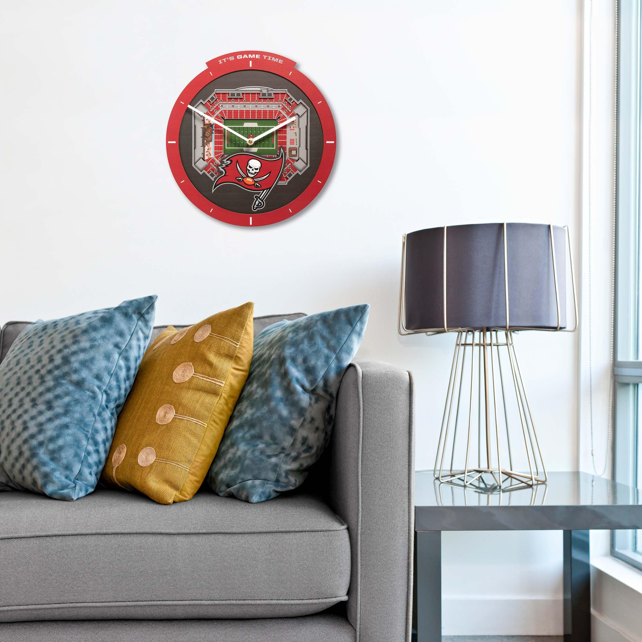 YouTheFan NFL Tampa Bay Buccaneers 3D StadiumView Clock - Image 3