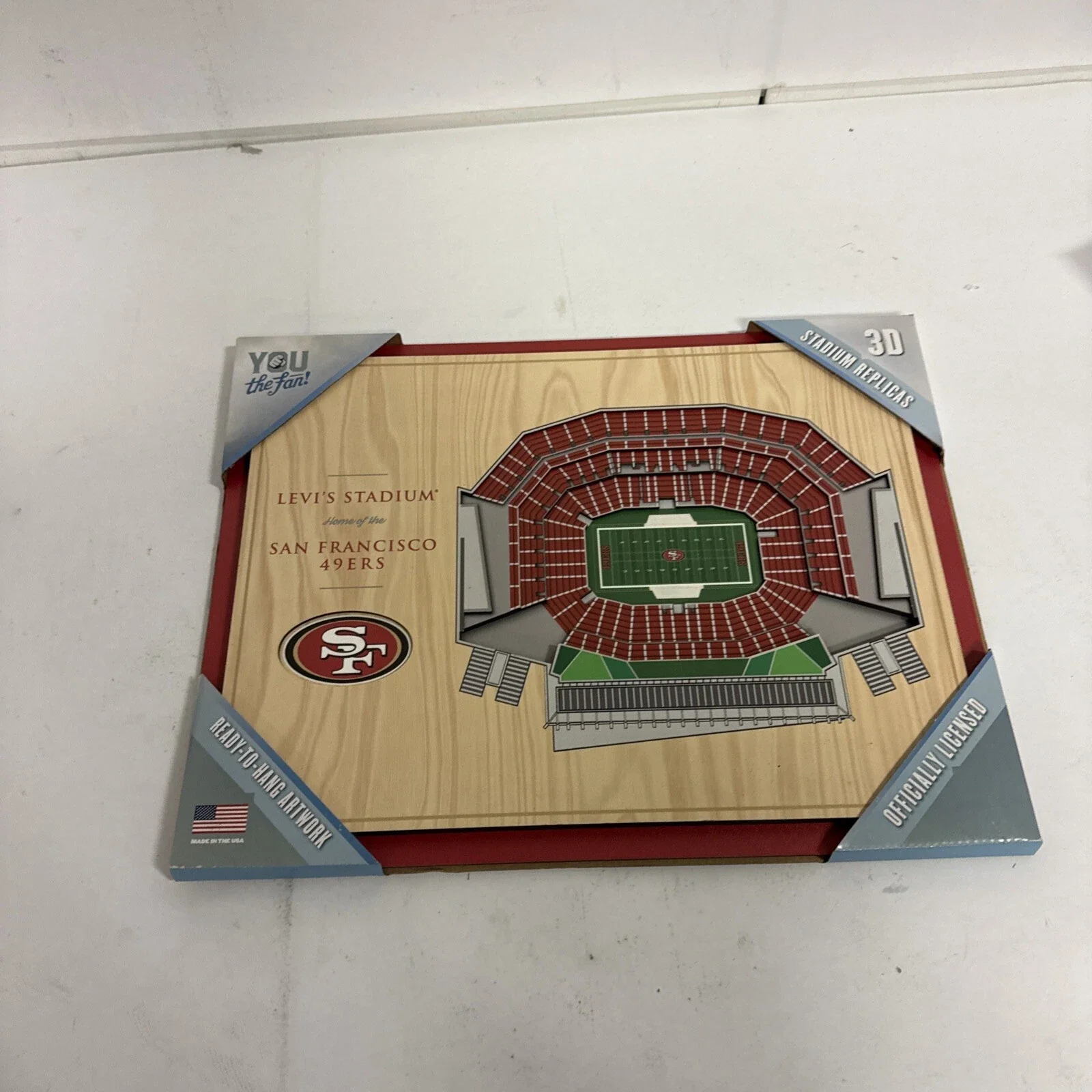 YouTheFan San Francisco 49ers 5-Layer StadiumView 3D Wall Art